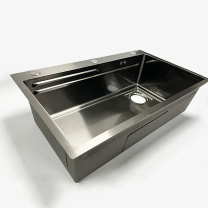 Single Bowl Kitchen Sink Stainless Steel