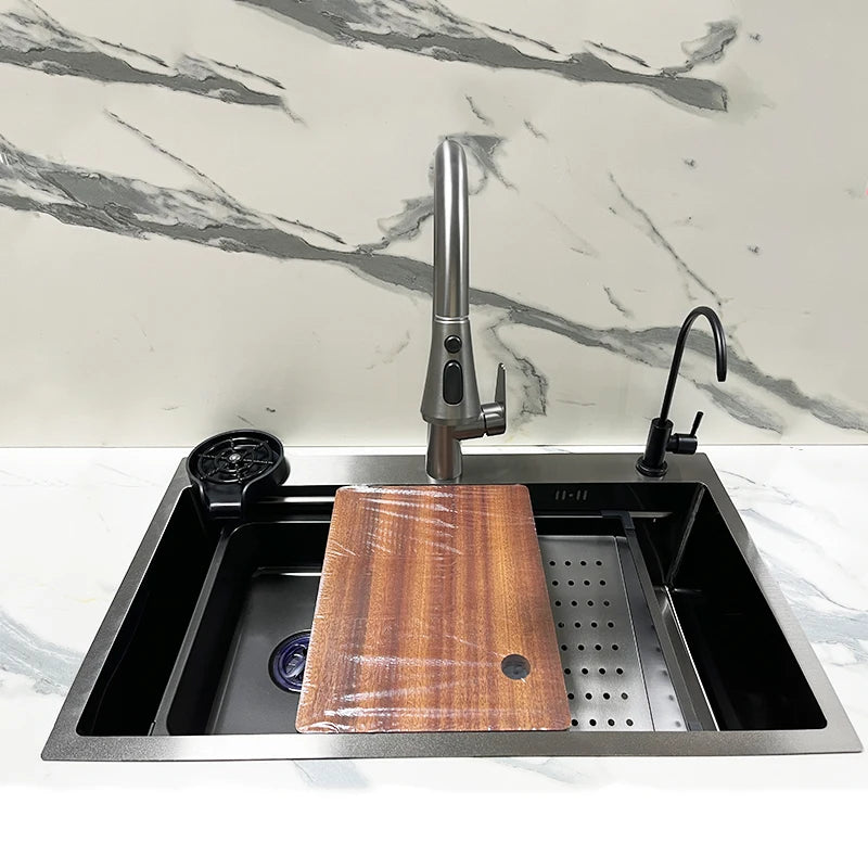 Single Bowl Kitchen Sink Stainless Steel